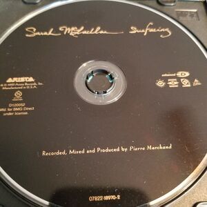Sara McLachlan Surfacing CD